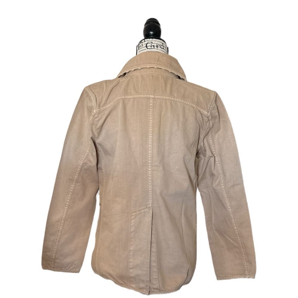 Free People X Sandrine Rose Women's Beige Pockets Collared Jacket Size Small NWT - Picture 7 of 9